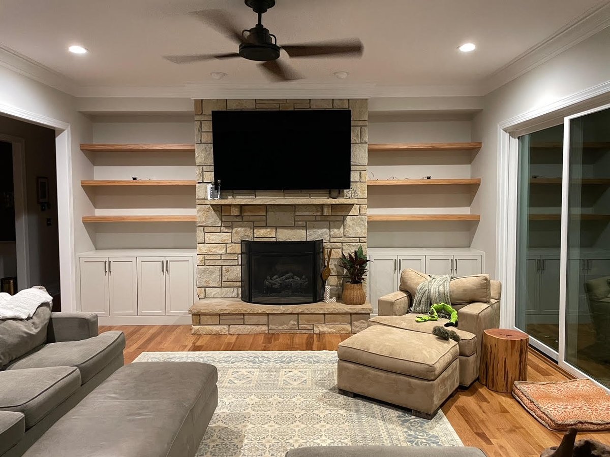 Living Room Shelving